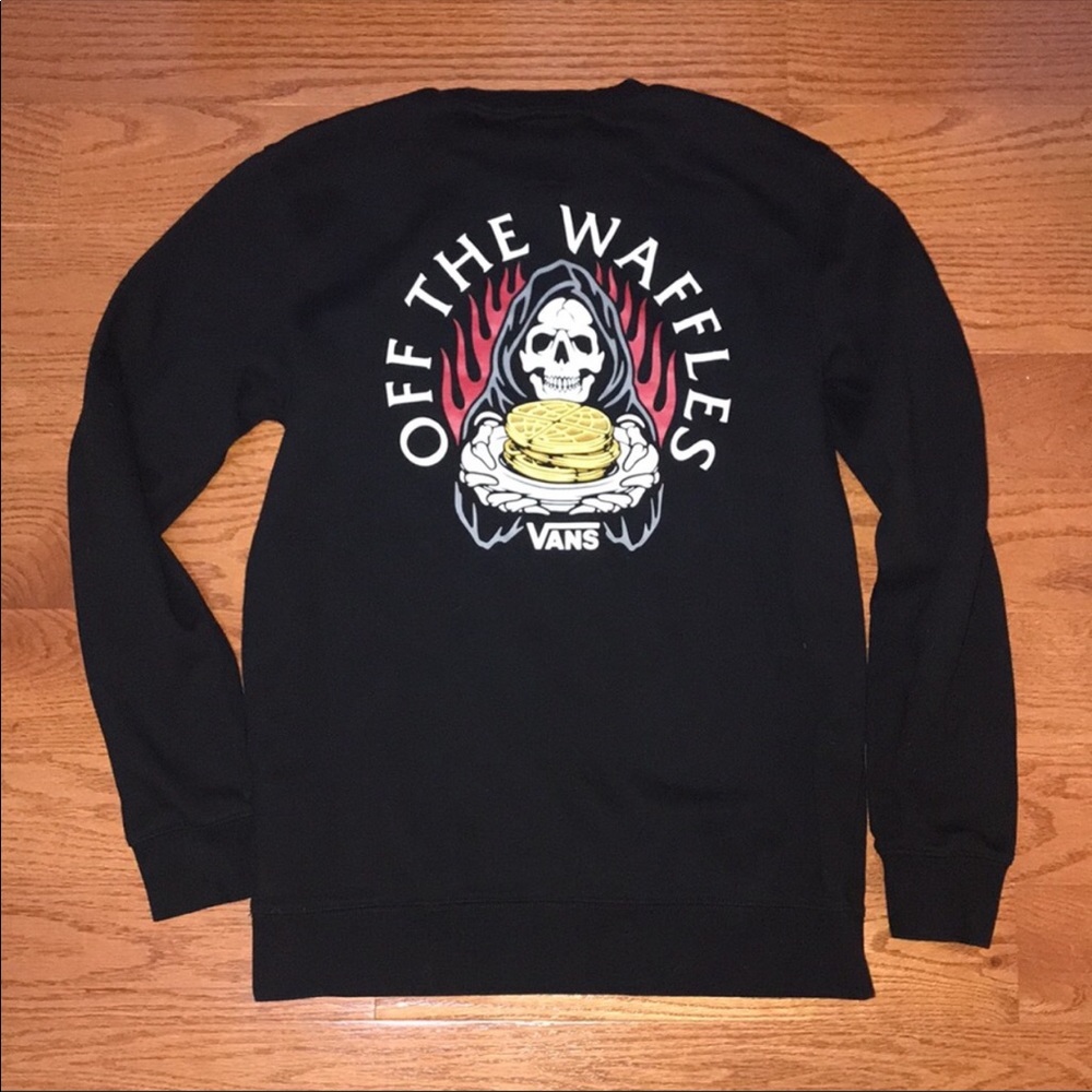 NWOT “Off the Waffles” Vans sweatshirt